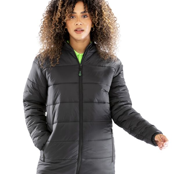 Result Genuine Recycled Hooded Padded Parka Jacket Thumbnail