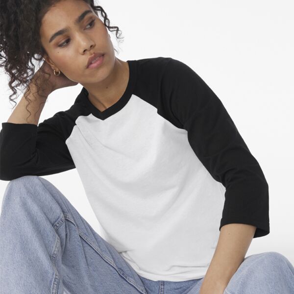 Canvas Unisex 3/4 Sleeve Baseball T-Shirt Thumbnail